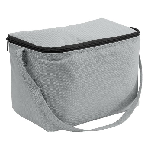 USA Made Nylon Poly 6 Pack Coolers, Gray-Gray, 100960-A1U