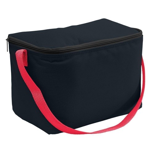 USA Made Nylon Poly 6 Pack Coolers, Black-Red, 100960-AO2 USA Made Nylon Poly 6 Pack Coolers, Black-Red, 100960-AO2