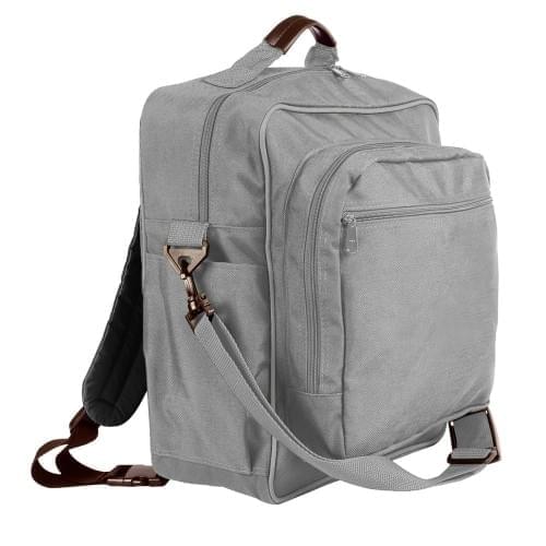 USA Made Poly Daypack Rucksacks, Grey-Grey, 1070-A1U