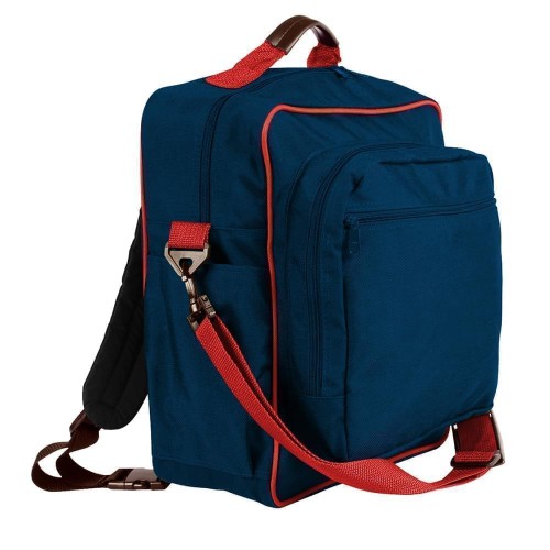 USA Made Poly Daypack Rucksacks, Navy-Red, 1070-AW2 USA Made Poly Daypack Rucksacks, Navy-Red, 1070-AW2
