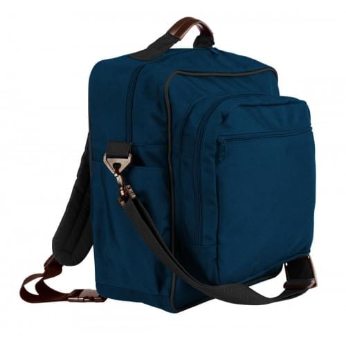 USA Made Poly Daypack Rucksacks, Navy-Black, 1070-AWR