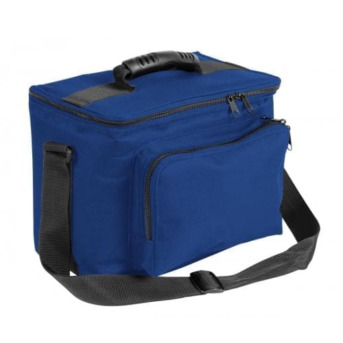 USA Made Nylon Poly Lunch Coolers, Royal Blue-Black, 11001161-A0R