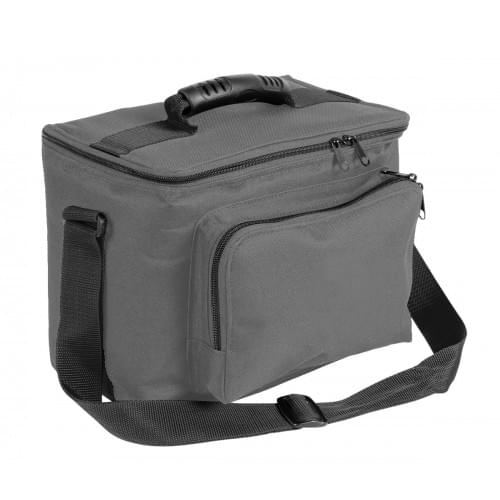 USA Made Nylon Poly Lunch Coolers, Graphite-Black, 11001161-ARR
