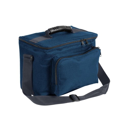 USA Made Nylon Poly Lunch Coolers, Navy-Graphite, 11001161-AWT USA Made Nylon Poly Lunch Coolers, Navy-Graphite, 11001161-AWT