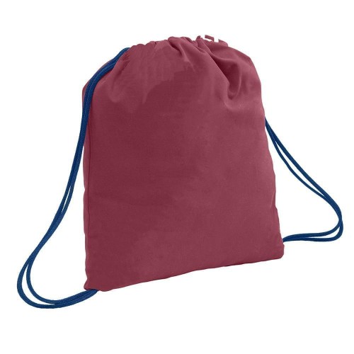 USA Made 200 D Nylon Drawstring Backpacks, Burgundy-Navy, 2001744-TQZ USA Made 200 D Nylon Drawstring Backpacks, Burgundy-Navy, 2001744-TQZ