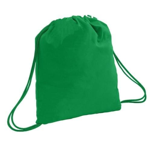USA Made 200 D Nylon Drawstring Backpacks, Kelly-Kelly, 2001744-TTW
