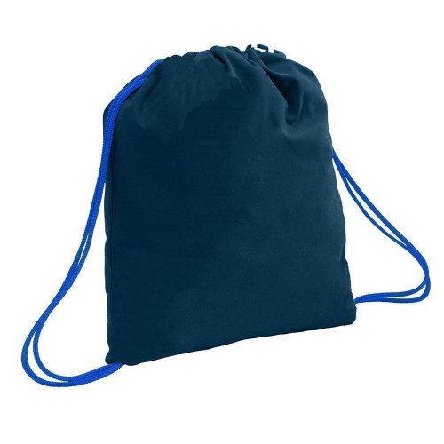 USA Made 200 D Nylon Drawstring Backpacks, Navy-Royal, 2001744-TW3 USA Made 200 D Nylon Drawstring Backpacks, Navy-Royal, 2001744-TW3