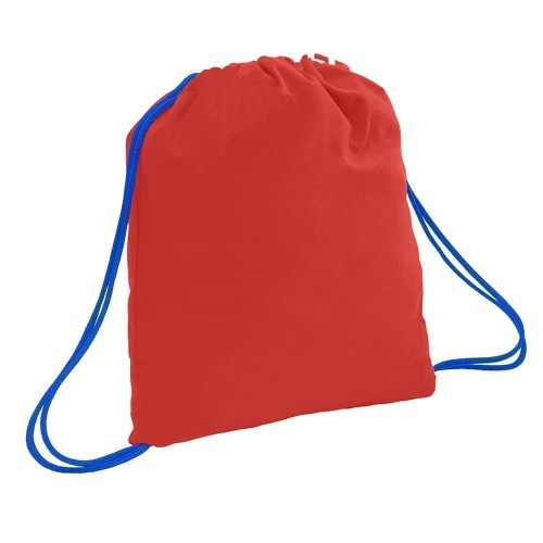 USA Made 200 D Nylon Drawstring Backpacks, Red-Royal, 2001744-TZ3 USA Made 200 D Nylon Drawstring Backpacks, Red-Royal, 2001744-TZ3