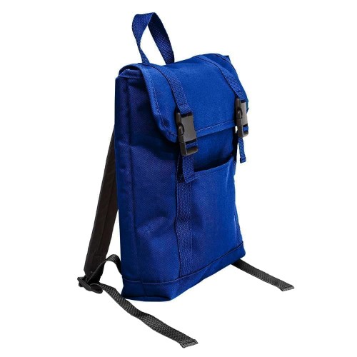 USA Made Poly Small T Bottom Backpacks, Royal-Royal, 2001921-A03