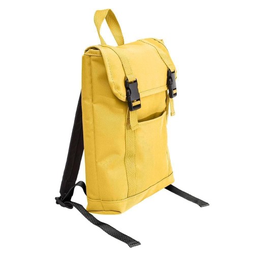 USA Made Poly Small T Bottom Backpacks, Gold-Gold, 2001921-A45