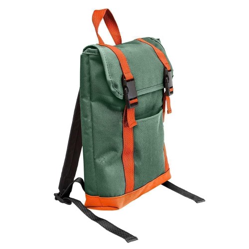 USA Made Canvas Small T Bottom Backpacks, Hunter-Orange, 2001921-AI0