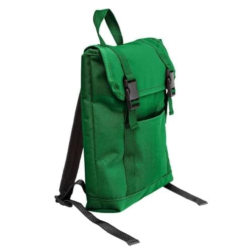 USA Made Poly Small T Bottom Backpacks, Kelly-Kelly, 2001921-ATW