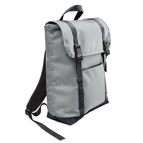 USA Made Poly Large T Bottom Backpacks, Gray-Graphite, 2001922-A1T USA Made Poly Large T Bottom Backpacks, Gray-Graphite, 2001922-A1T
