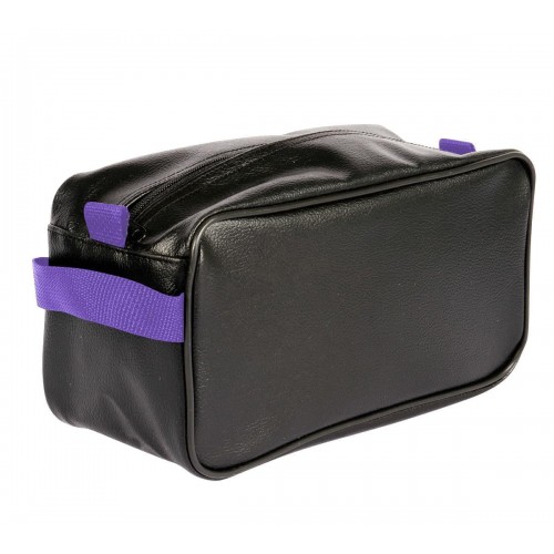 USA Made Cosmetic & Toiletry Cases, Black-Purple, 3000996-AO1