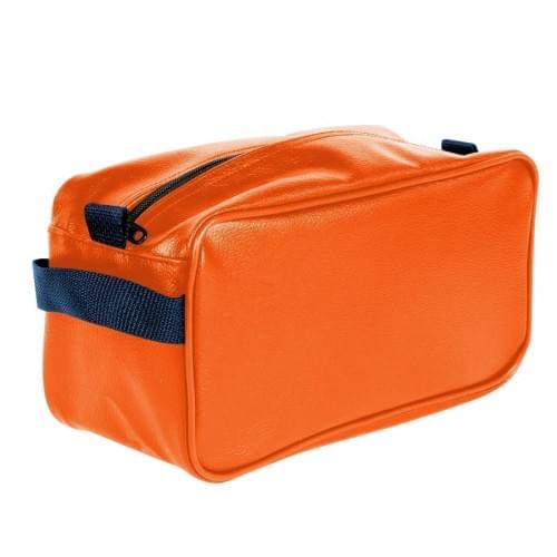 USA Made Cosmetic & Toiletry Cases, Orange-Navy, 3000996-AXZ