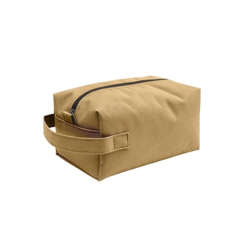 USA Made Nylon Poly Dopp Kits, Khaki-Khaki, 3001772-A2X USA Made Nylon Poly Dopp Kits, Khaki-Khaki, 3001772-A2X