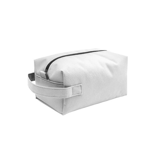 USA Made Nylon Poly Dopp Kits, White-White, 3001772-A3P
