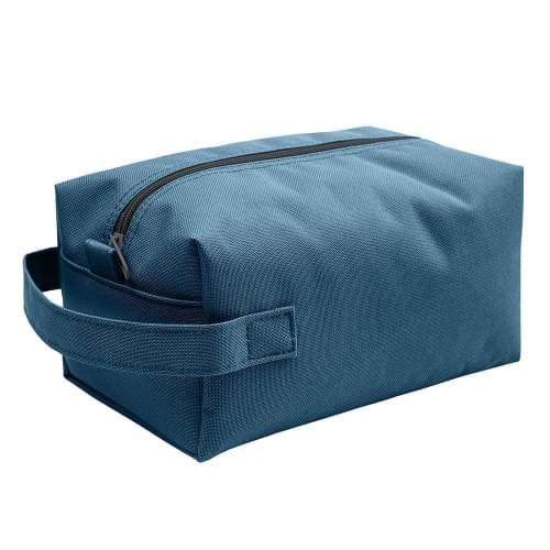 USA Made Nylon Poly Dopp Kits, Navy-Navy, 3001772-AWI