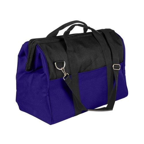 USA Made Nylon Poly Toolbags, Black-Purple, 4001250-AO1