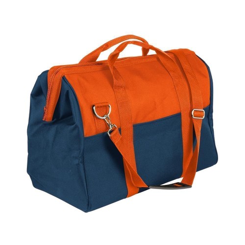 USA Made Nylon Poly Toolbags, Orange-Navy, 4001250-AXZ USA Made Nylon Poly Toolbags, Orange-Navy, 4001250-AXZ
