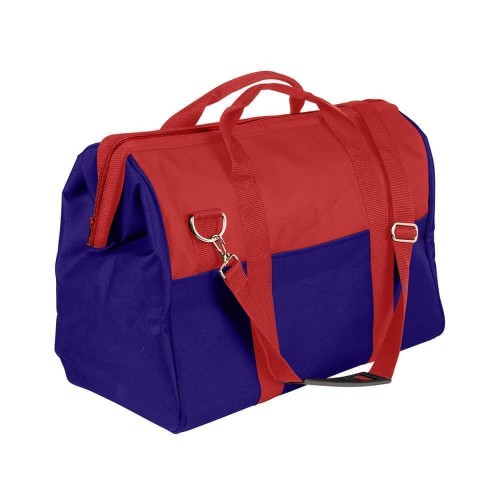 USA Made Nylon Poly Toolbags, Red-Royal Blue, 4001250-AZ3