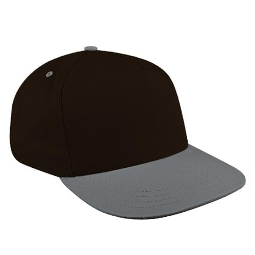 Black-Light Gray Brushed Slide Buckle Skate Hat