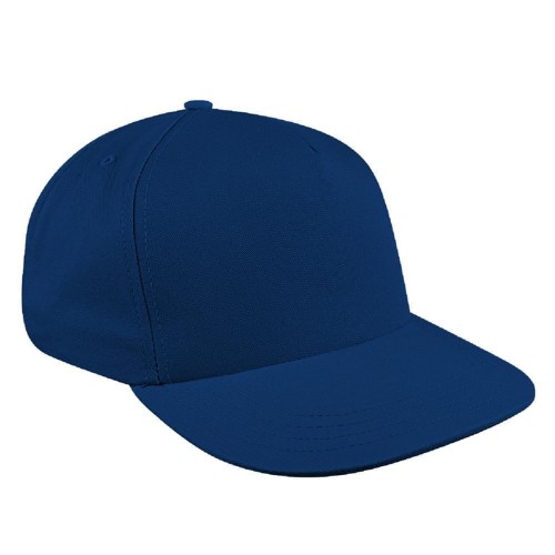 Navy Brushed Snapback Skate Hat