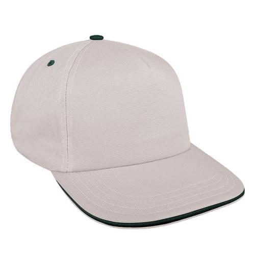 Putty-Hunter Green Brushed Self Strap Skate Hat