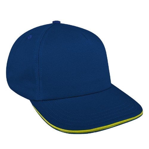 Sandwich Brim Twill Leather Skate Hat