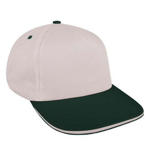 Putty-Hunter Green Brushed Leather Skate Hat Putty-Hunter Green Brushed Leather Skate Hat