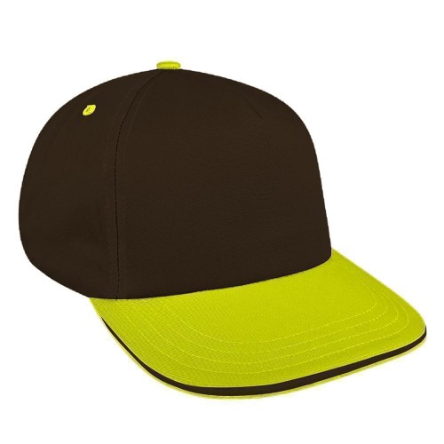 Two Tone Sandwich Pro Knit Leather Skate Hat