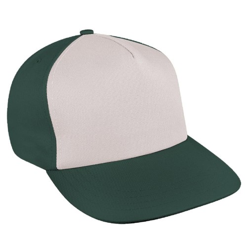 Putty-Hunter Green Brushed Self Strap Skate Hat Putty-Hunter Green Brushed Self Strap Skate Hat