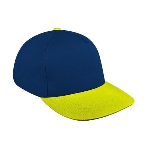 Two Tone Twill Self Strap Skate Hat