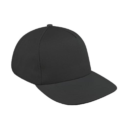 Dark Gray Brushed Self Strap Skate Hat