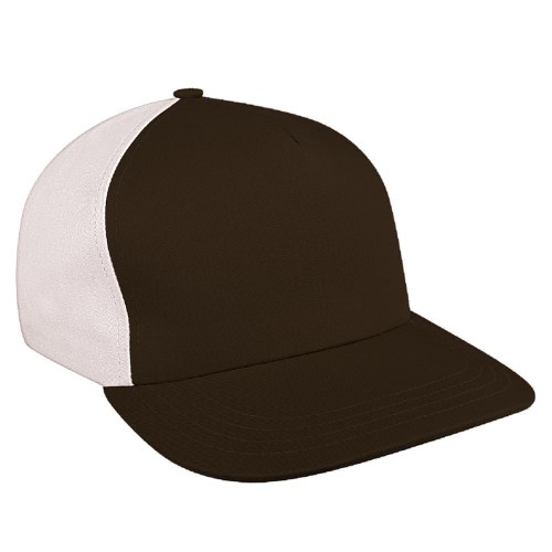 Black-Putty Brushed Snapback Skate Hat