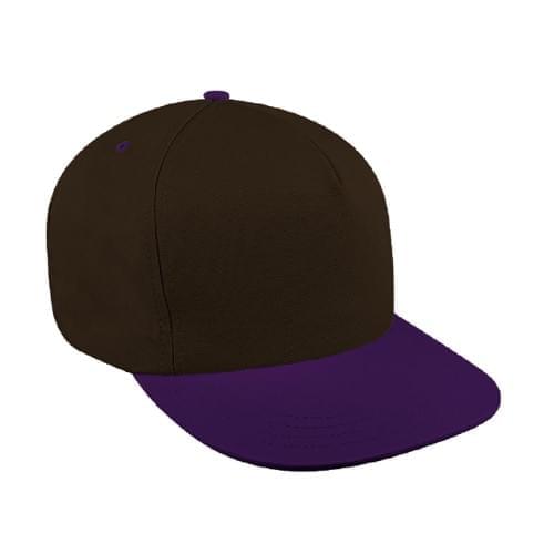 Two Tone Eyelets Twill Slide Buckle Trucker