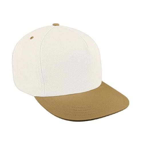 Two Tone Eyelets Canvas Self Strap Trucker