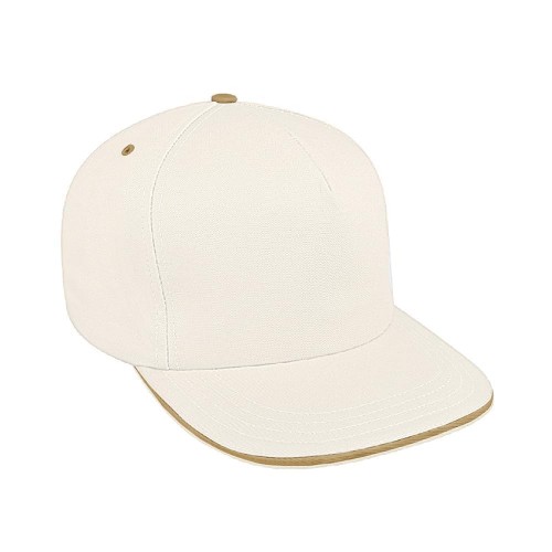 Sandwich Visor Twill Snapback Trucker