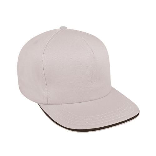 Putty-Black Ripstop Velcro Trucker
