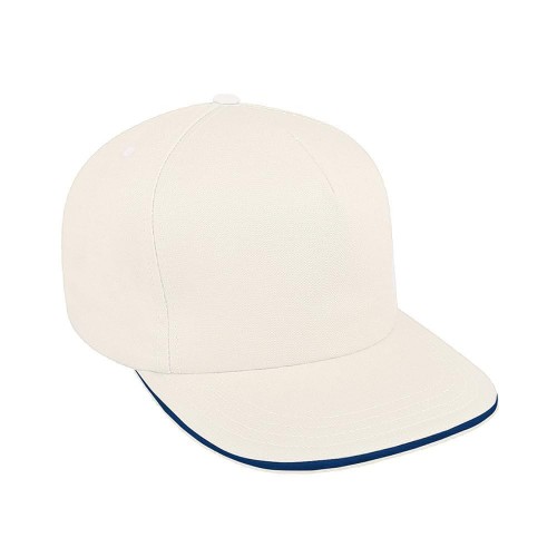 Sandwich Brim Canvas Snapback Trucker