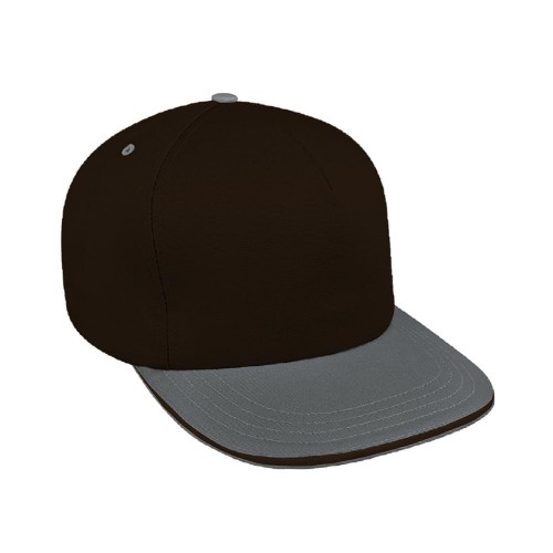 Two Tone Sandwich Brushed Self Strap Trucker Two Tone Sandwich Brushed Self Strap Trucker