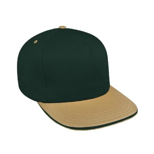 Two Tone Sandwich Brushed Leather Trucker