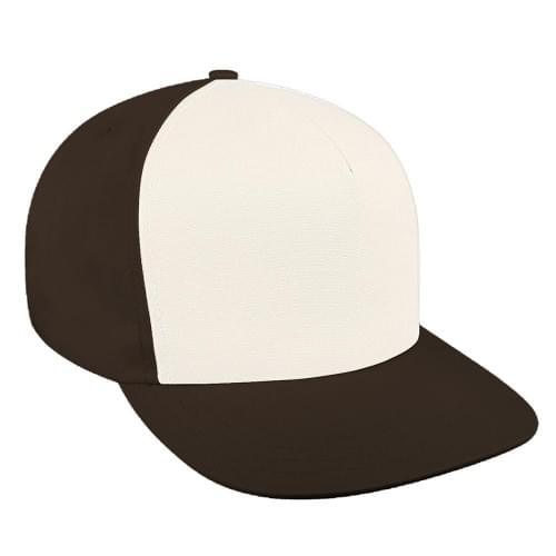 Contrast Front Denim Self Strap Trucker
