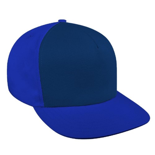 Contrast Front Organic Velcro Trucker