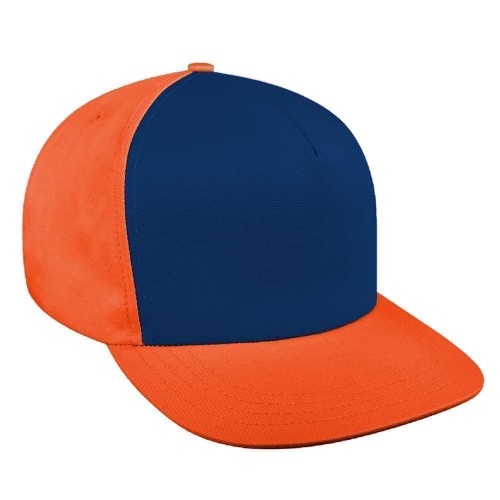 Contrast Front Wool Leather Trucker