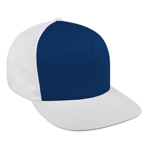 Contrast Front Denim Snapback Trucker