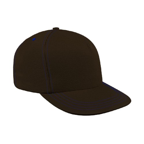 Contrast Stitching Twill Velcro Trucker