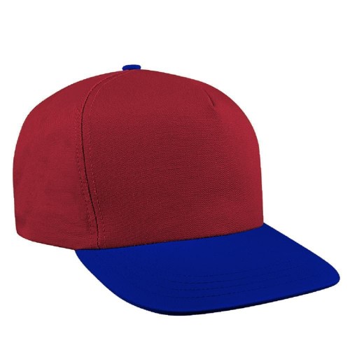 Two Tone Ripstop Leather Trucker