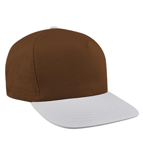 Two Tone Denim Leather Trucker
