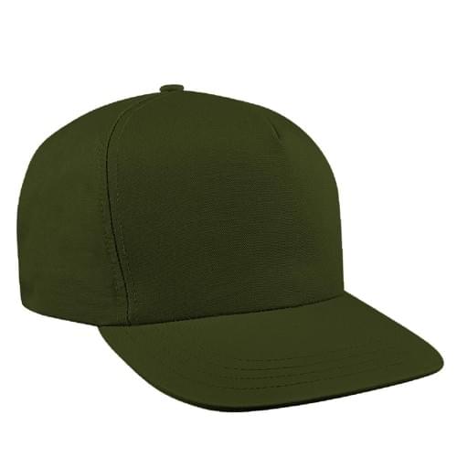 Solid Color Denim Velcro Trucker
